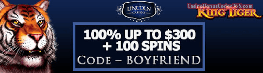 lincoln casino 100 no deposit bonus codes